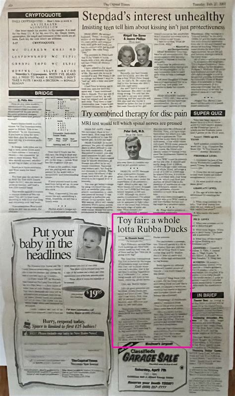Capital Times – Toy fair: a whole lotta Rubba Ducks | Rubba Ducks