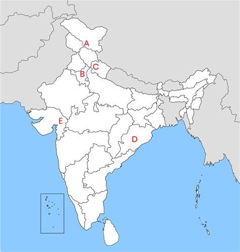 Locate All The Main Dams Of India On A Political Map Of India