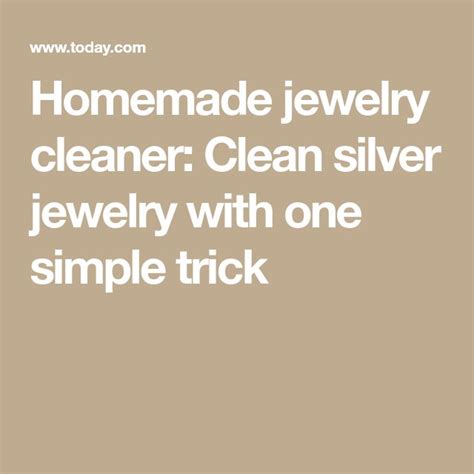 How To Clean Silver Jewelry At Home With 7 Simple Steps Homemade