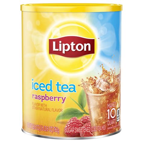 Lipton Powdered Mix Iced Tea Mix Lemon 28 Qt
