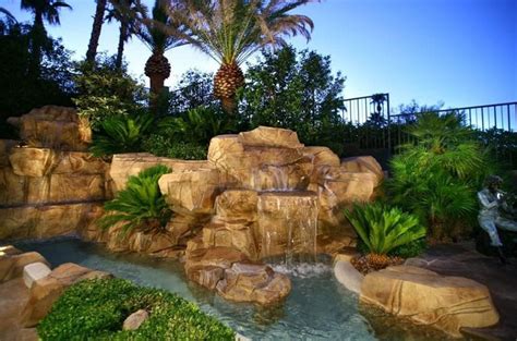 37 Swimming Pool Water Features Waterfall Design Ideas Designing Idea