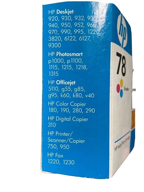Hp 78 Tri Color Ink Cartridge C6578dn For Hp Deskjet And Officejet Printer Ebay