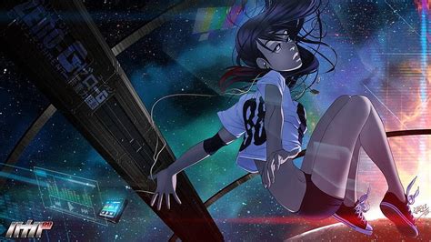 Space Girl Space Anime Hd Wallpaper Pxfuel