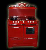 Pictures of Red Gas Stove