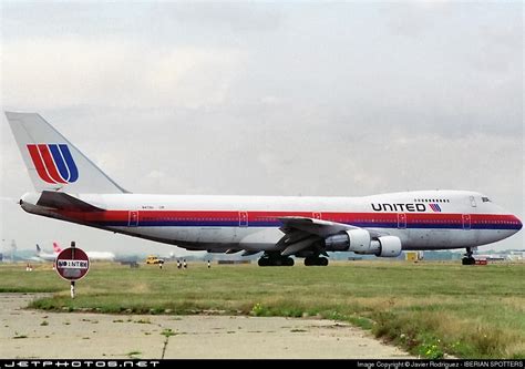 N4719u Boeing 747 122 United Airlines Javier Rodriguez Jetphotos