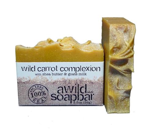 Wild Carrot Complexion Soap Carrot Soap Organic Bar Soap Goat Milk