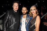 Elon Musk Jared Leto Cara Delevingne Editorial Stock Photo - Stock ...