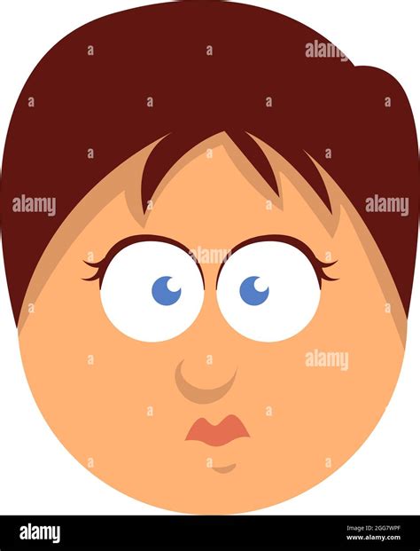 Lady With A Pixie Cut Illustration On A White Background Stock Vector Image And Art Alamy
