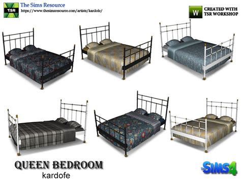 The Sims Resource Kardofequeen Bedroom Bed