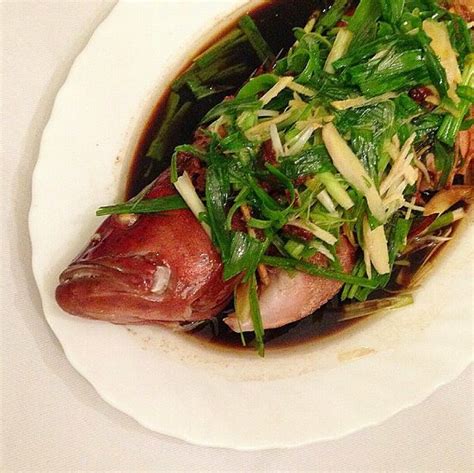 Steamed Lapu Lapu With Scallions And Ginger Atbp
