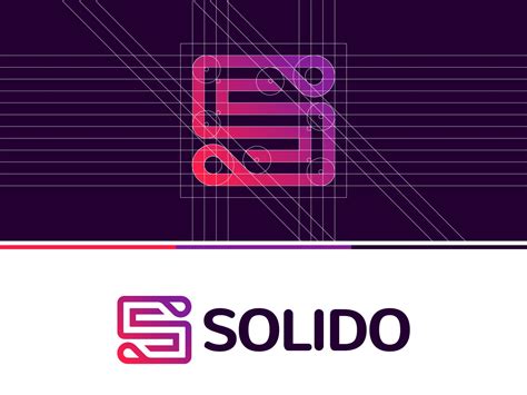 Solido │ Logo Construction By Daniela Otero On Dribbble