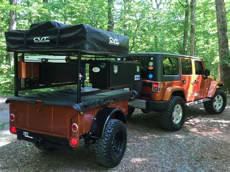 Jeep Adventure Trailer Scout Camping Camping Gear Camping Trailer Diy