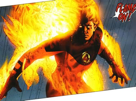 Human Torch Ultimate Fantastic Four Marvel Comics