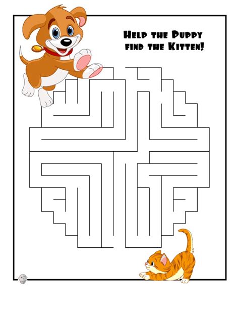 These mazes are created in various shapes. Free Easy Maze for Children | Activity Shelter