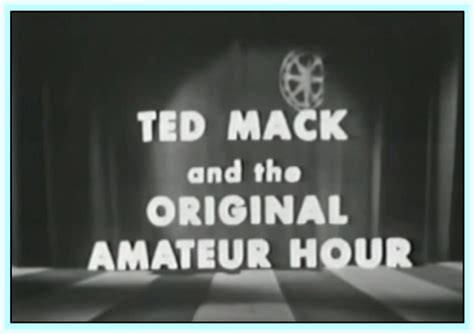Ted Mack And The Original Amateur Hour Dvd Tv Museum Dvds