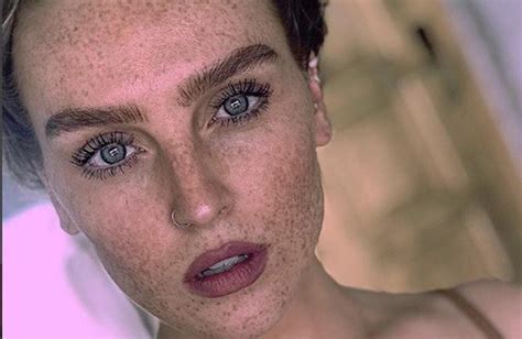 Perrie Edwards shows off her face full of freckles | All4Women