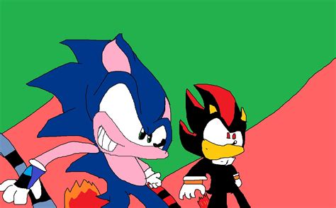 Sonic Vs Shadow By Yazerz On Newgrounds