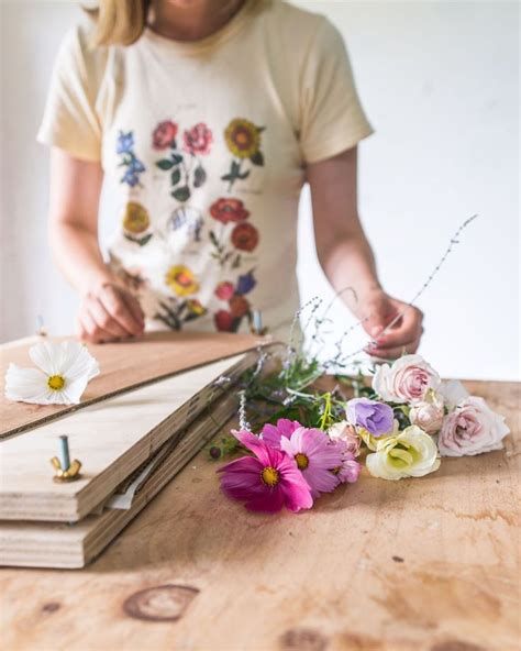 How To Make A Flower Press And Display Your Pressed