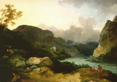 Lake Scene By Philip De Loutherbourg Illustration Artists Digital
