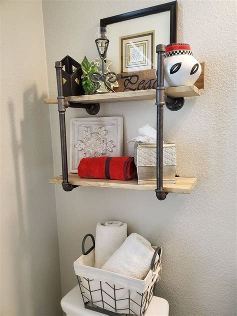 Custom Shelves for Small Bathroom | Diy bathroom decor, Small bathroom