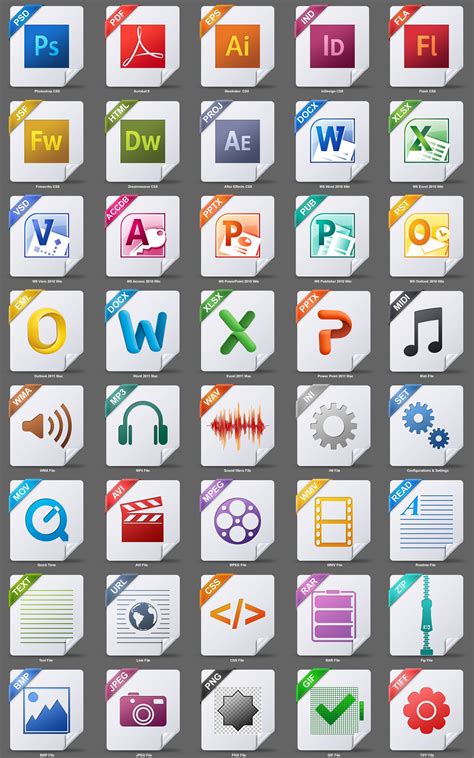 File Type Icons Freebies Pinterest Icons And Filing