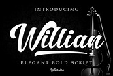 Willian Elegant Bold Script (194634) | Script | Font Bundles