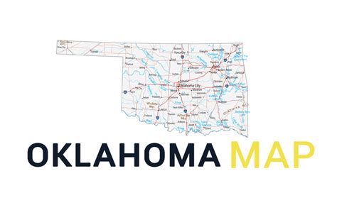 Map Of Oklahoma Cities And Roads Gis Geography