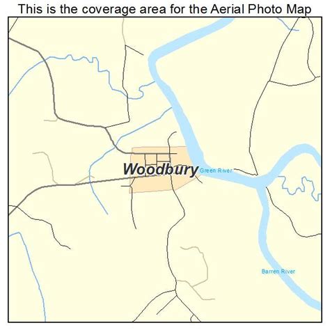 Aerial Photography Map Of Woodbury Ky Kentucky