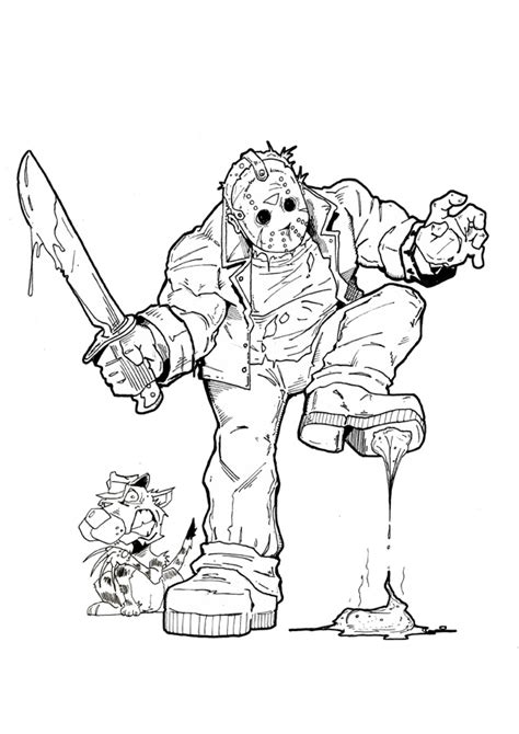 Friday The 13th Coloring Pages Coloring Home