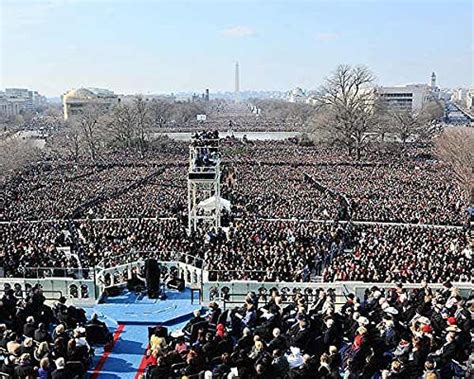 President Barack Obama Inaugural Address 16x20 Silver