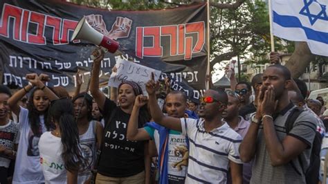 Ethiopian Jews Hold Protest In Tel Aviv Against Racism Israel News