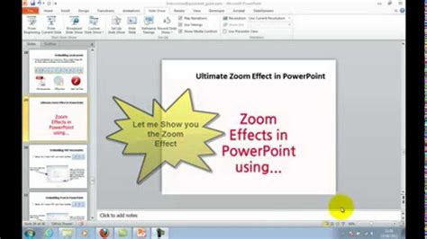 How To Create The Ultimate Zoom Effect In Powerpoint Youtube