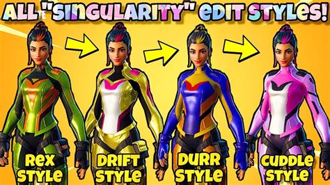 New Singularity Skin Edit Styles And Colors Fortnite Br Season 9 Secret