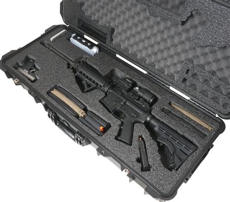 Case Club Waterproof Ar15 Rifle Case With Silica Gel And Accessory Box