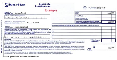A deposit slip is like a road map for your cash or check. Deposit Slip Template | playbestonlinegames
