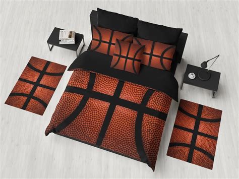 Basketball Bedding Basketball Duvet Basketball Comforter Etsy