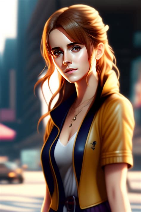 Lexica Emma Watson 3d Art Anime Steins Gate Style