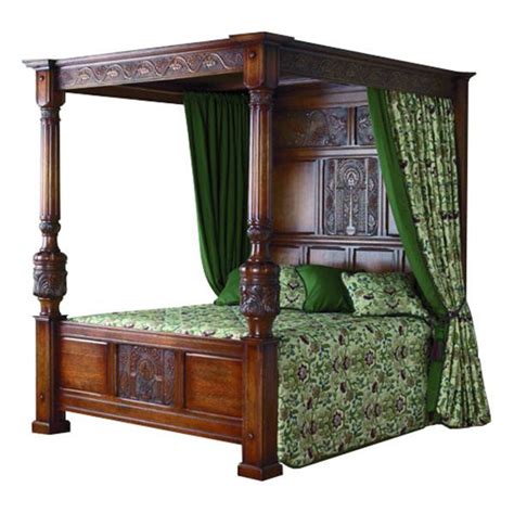 Balmoral Vine Leaf Four Poster Bed Royal Oak Furniture Company