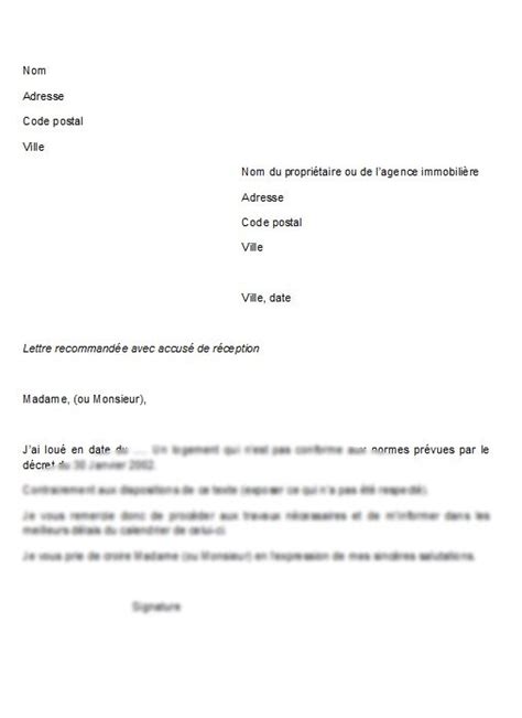 Grand châtellerault traite les données recueillies pour la délivrance des badges d'accès aux déchèteries. courrier demande de logement - Modele de lettre type