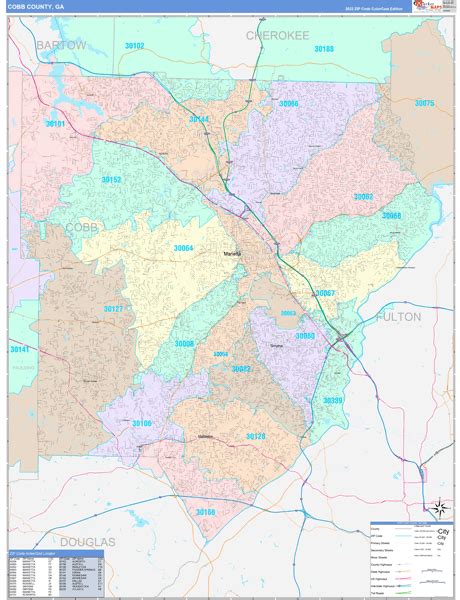 Digital Maps Of Cobb County Georgia