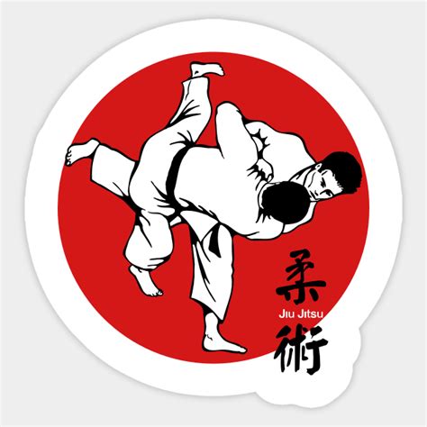 Jiu Jitsu Fighters Sign Poster Jiu Jitsu Sticker Teepublic