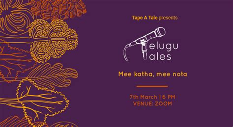 Telugu Tales A Storytelling Event By Tape A Tale
