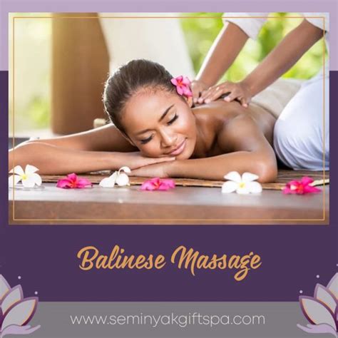 Balinese Massage Seminyak BALI Gift SPA
