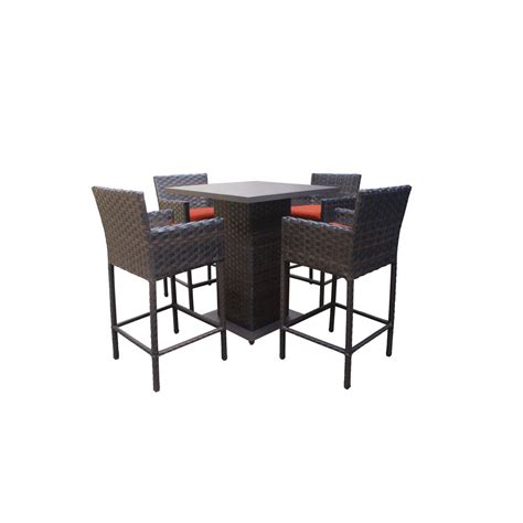 Kathy Ireland® Homes And Gardens River Brook 5 Piece Patio Bar Set With