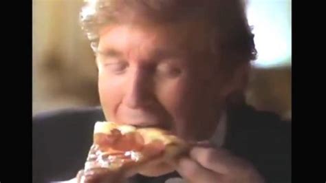 Memorabilia From Donald Trumps Pizza Hut Commercial Is Now For Sale
