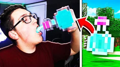Minecraft Items In Real Life Challenge Youtube