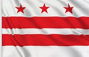 Bandiera Distretto Columbia Washington DC