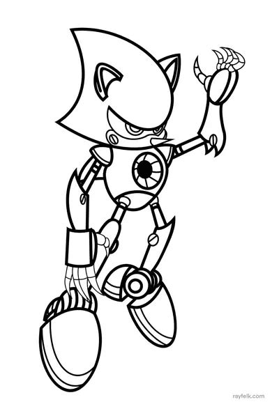 Sonic Eggman Colouring Pages Coloring Pages For Kids E08