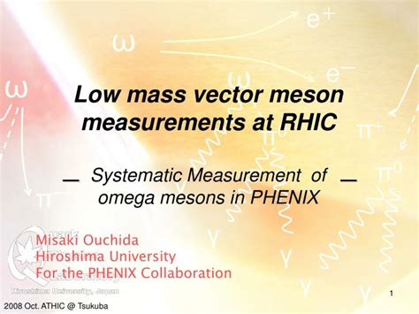 Ppt Low Mass Vector Meson Measurements At Rhic Systematic Measurement