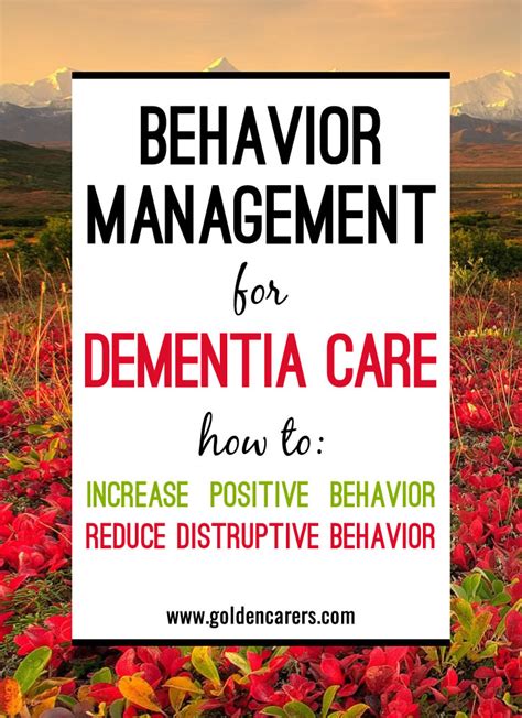 Behavior Management For Dementia Care